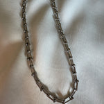 silver holly necklace