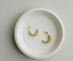 croissant earrings