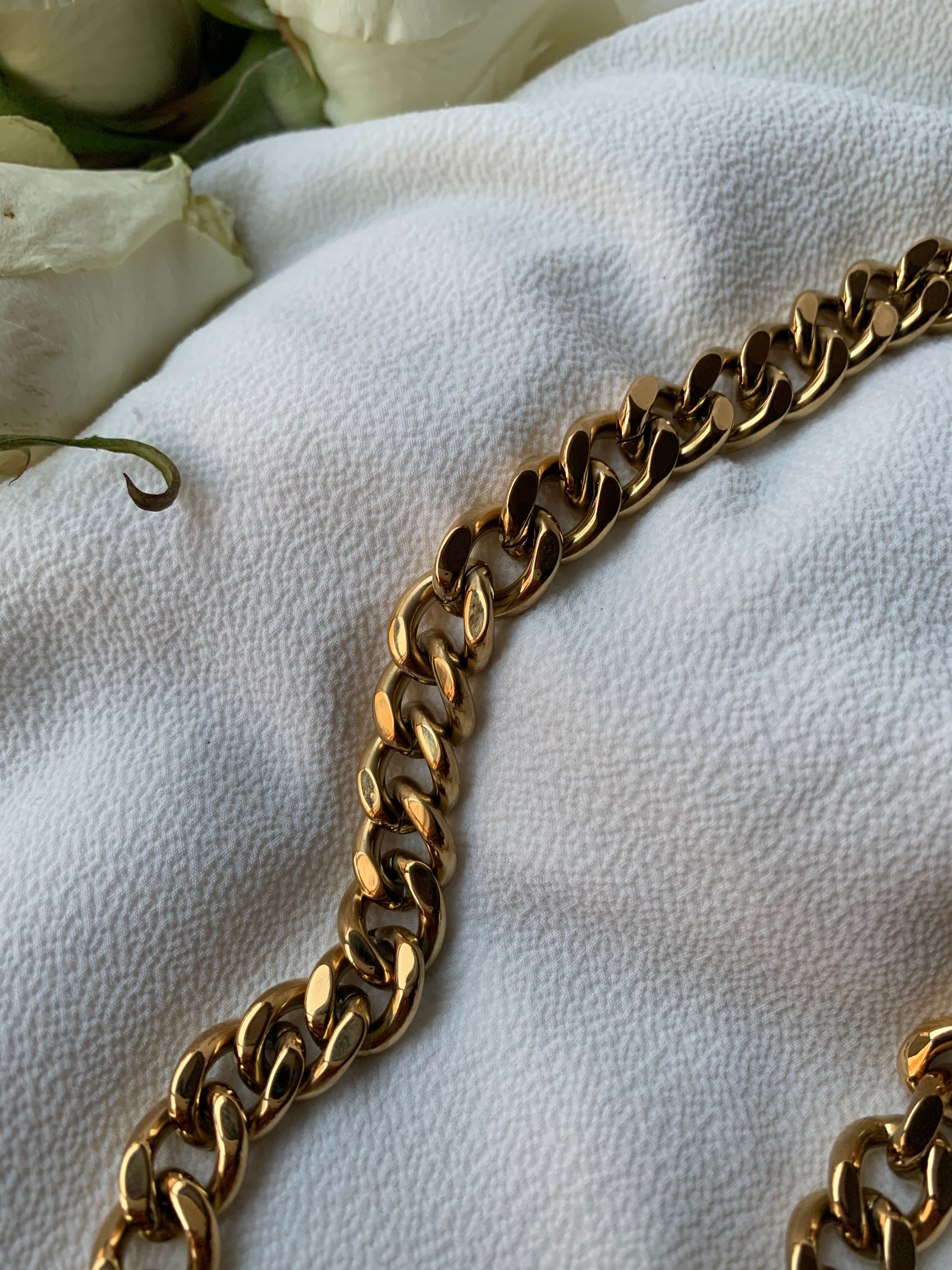 Thick Curb Chain Necklace | Non-tarnish 14k Jewellery EasyClubCo