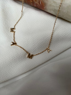 gold mama necklace